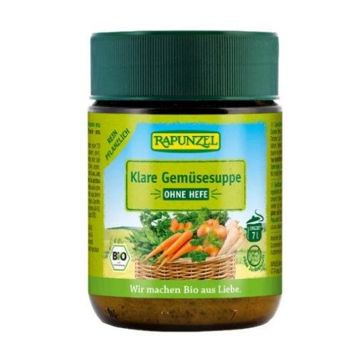 Daržovių sultinys be mielių, ekologiškas, Rapunzel 140 g