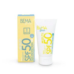 BEMA Sunscreen Priešraukšlinis veido kremas su mineraliniais filtrais SPF 50, 50 ml