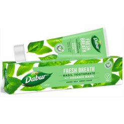 Dantų pasta BASIL su ekologišku baziliku, DABUR 100 ml