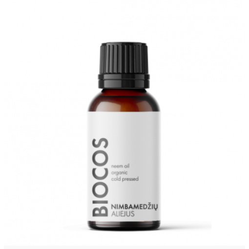 Nimbamedžių aliejus, ekologiškas, 30ml BIOCOS