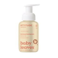 Putojantis kūno ir plaukučių prausiklis su kriaušių aromatu, Attitude, 295ml
