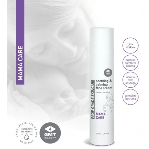 Minkštinantis, raminantis veido kremas, GMT beauty, 50 ml - Image 2