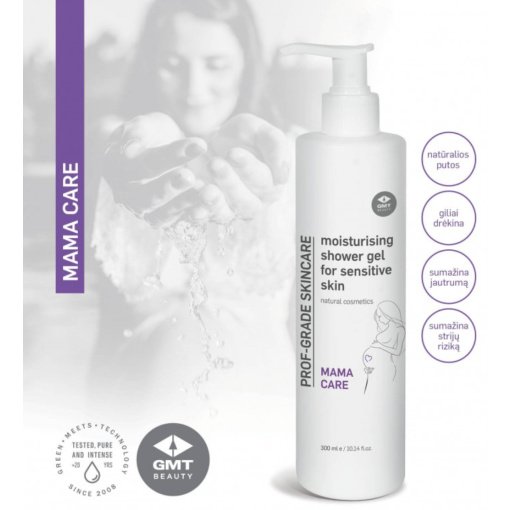 Drėkinantis dušo gelis jautriai odai, GMT beauty, 500 ml - Image 2