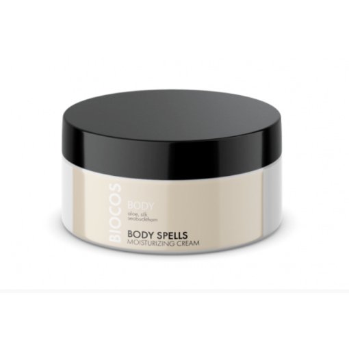 Drėkinamasis kūno kremas BODY SPELLS BIOCOS, 200ml