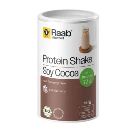 Raab Vitalfood Augalinis baltymų mišinys, šokolado skonio, ekologiškas 300 g