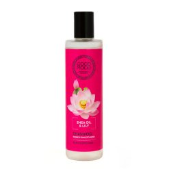 Plaukų šampūnas suteikiantis žvilgesio ir glotnumo Shea Oil & Lily, Good mood, 280 ml