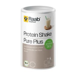 Raab Vitalfood baltymų kokteilio milteliai „Pur Plus“ su lacto bifido bakterijomis, ekologiški, 500g.