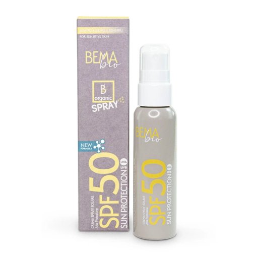 BEMA Bio aukštos apsaugos purškiama priemonė nuo saulės SPF 50, 100 ml