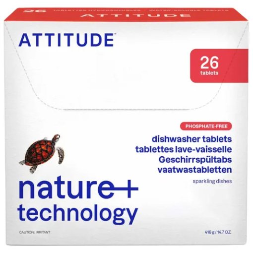 Tabletės indaplovėms, ekologiškos, Attitude