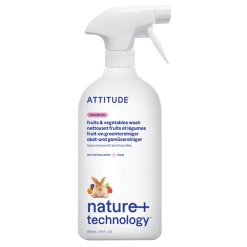 Vaisių ir daržovių ploviklis, bekvapis, ekologiškas, Attitude, 800ml