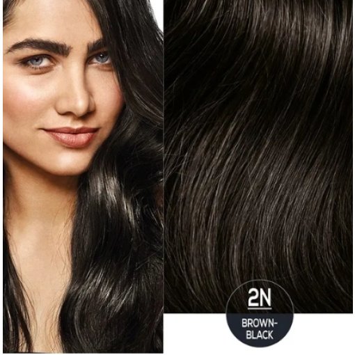 NATURTINT® ilgalaikiai plaukų dažai be amoniako, BROWN-BLACK 2N, 170ml - Image 2