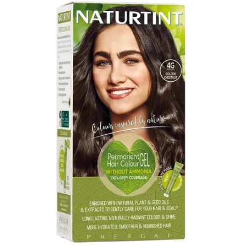 NATURTINT® ilgalaikiai plaukų dažai be amoniako, GOLDEN CHESTNUT 4G, 170 ml