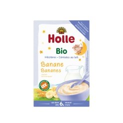 Ekologiška pieno košė su bananais, Holle, 250 g