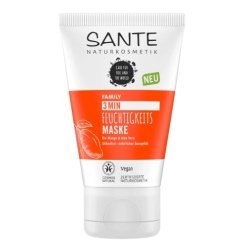 Drėkinamoji kaukė plaukams „3 minutės“ su mangais ir alavijais, Sante Family, 100 ml