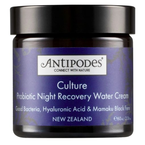 Naktinis atkuriamasis vandens kremas su probiotikais CULTURE, Antipodes 60 ml