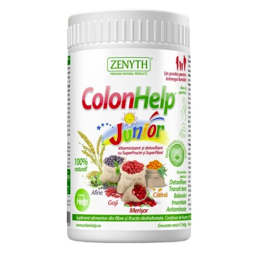 Maistinių skaidulų produktas vaikams COLON HELP JUNIOR 240g. Zenyth