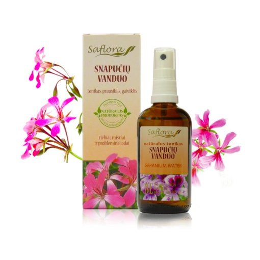 Snapučių vanduo (hidrolatas) Saflora, 100 ml