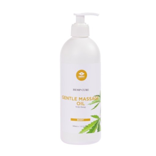 ŠVELNUS KANAPIŲ MASAŽO ALIEJUS (GENTLE MASSAGE OIL) GMT beauty, 500 ml