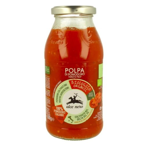 Pjaustytų pomidorų tyrė, ekologiška, Alce Nero, 500 g