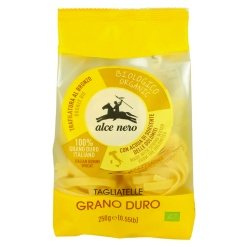 Kietųjų kviečių makaronai TAGLIATELLE, ekologiški, Alce Nero, 250 g
