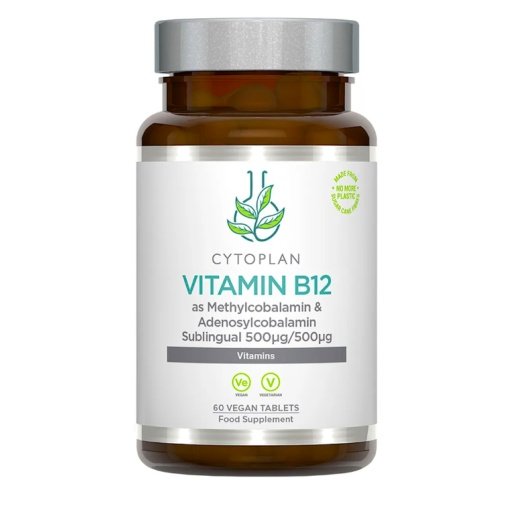 Vitaminas B12. Maisto papildas Cytoplan, 60kaps.