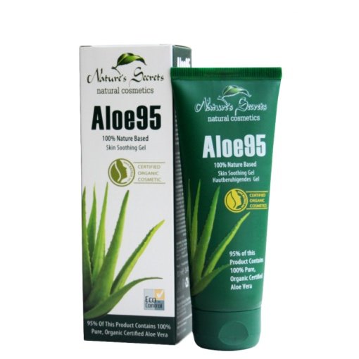 Raminamasis odos gelis su alijošiumi Aloe 95",100 ml, Nature's Secrets"