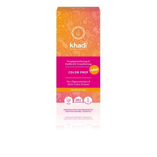 Khadi augaliniai bespalviai paruošiamieji plaukų dažai 100g