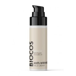 Priešraukšlinis veido kremas brandžiai odai ANTI - WRINKLE, BIOCOS