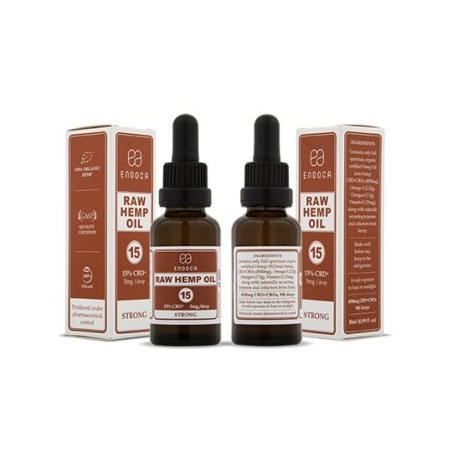 ENDOCA NEAPDOROTAS 15% KANAPIŲ ALIEJUS  (STIPRUS) - Image 4