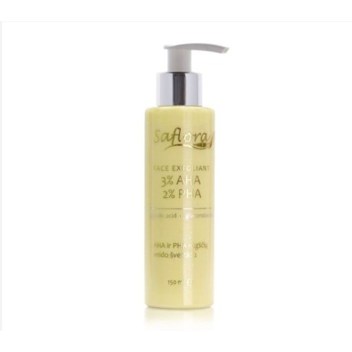 Švelnus rūgštinis šveitiklis 3%, Saflora 150 ml.