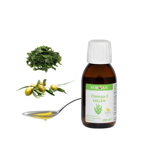 Omega-3 Vegan, aliejus, 100 ml, Norsan - Image 2