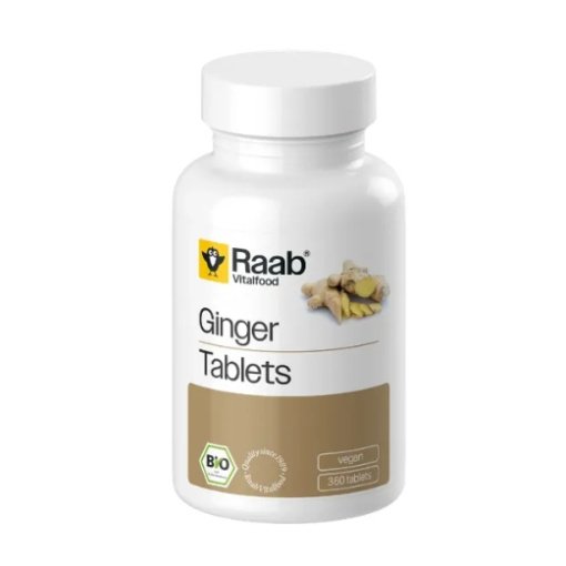 Raab Vitalfood Imbieras. Maisto papildas, ekologiškas, 360 tabl.