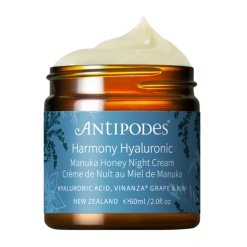 Odą šviesinantis ir drėkinantis naktinis kremas su manuka medumi, Antipodes 60 ml