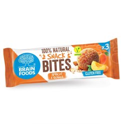 Brain Foods žaliavalgiški vaisių rutuliukai su abrikosais ir kinva, Brain Foods