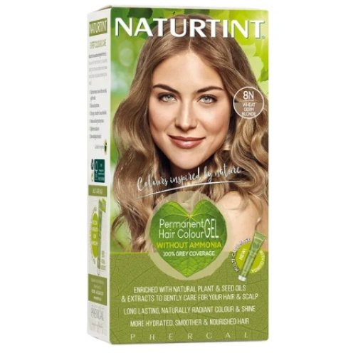 NATURTINT® ilgalaikiai plaukų dažai be amoniako, WHEAT GERM BLONDE 8N, 170 ml