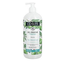 Apsauginis dušo gelis su alyvuogių aliejumi, ekologiškas Coslys, 1l