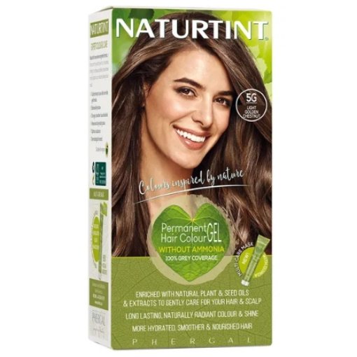 NATURTINT® ilgalaikiai plaukų dažai be amoniako, LIGHT GOLDEN CHESTNUT 5G, 170 ml