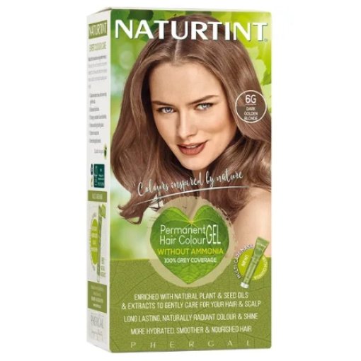 NATURTINT® ilgalaikiai plaukų dažai be amoniako, DARK GOLDEN BLONDE 6G, 170 ml