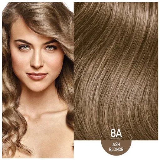 NATURTINT® ilgalaikiai plaukų dažai be amoniako, ASH BLONDE 8A, 170 ml - Image 2