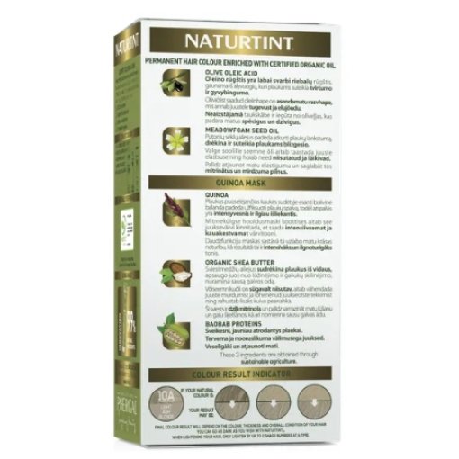 NATURTINT® ilgalaikiai plaukų dažai be amoniako, LIGHT ASH BLONDE 10A, 170 ml - Image 4