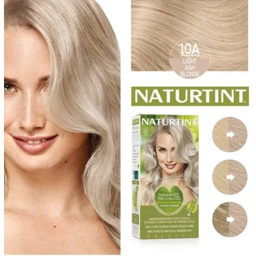 NATURTINT® ilgalaikiai plaukų dažai be amoniako, LIGHT ASH BLONDE 10A, 170 ml - Image 3