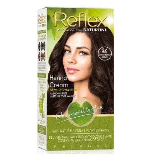 NATURTINT® Pusiau ilgalaikiai plaukų dažai be amoniako 3.0 DARK CHESTNUT BROWN, 110 ml
