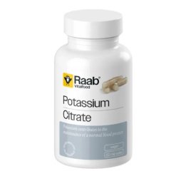Raab Vitalfood Kalio citratas. Maisto papildas, 60 tabl.