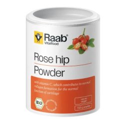 RAAB Vitalfood Erškėtuogių milteliai, ekologiški 150 g