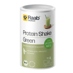 Raab Vitalfood Baltymų mišinys su mačia GREEN, ekologiškas, 360g.