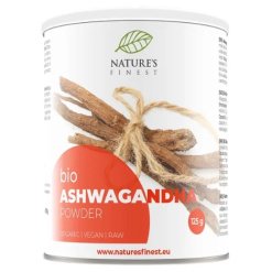 Ašvagandos milteliai. Maisto papildas, ekologiškas, Nature's Finest, 125g