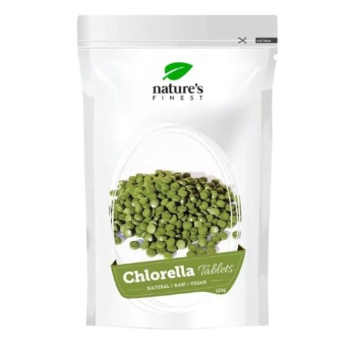 Chlorelių tabletės, Nature’s Finest 125g