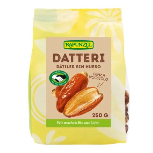 Rapunzel džiovintos datulės be kauliukų, ekologiškos, Rapunzel,  250 g