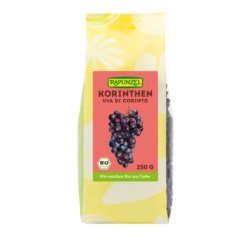 Smulkiosios, mėlynosios Korinto razinos, ekologiškos, Rapunzel 250g.