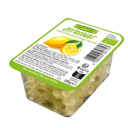 Citrinų cukatos, ekologiškos, Rapunzel, 100 g